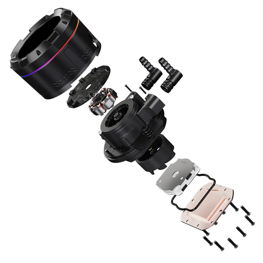 ID-Cooling SL360 XE LCD AIO Liquid CPU Cooler (Black, White) - Image 8