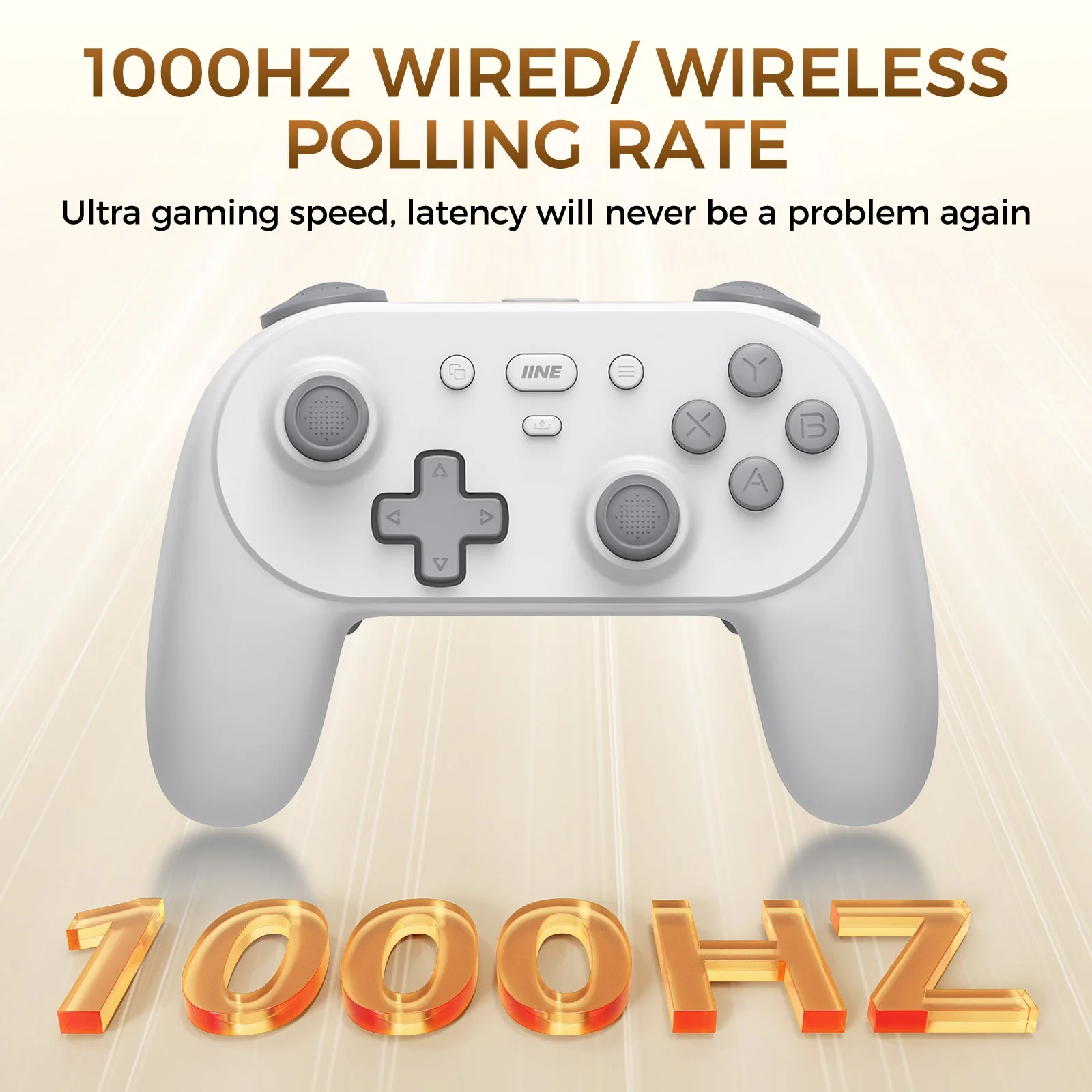 IINE Anthena Wireless Controller PC Version for Nintendo Switch / Phone / PC (Grey, White) - Image 8