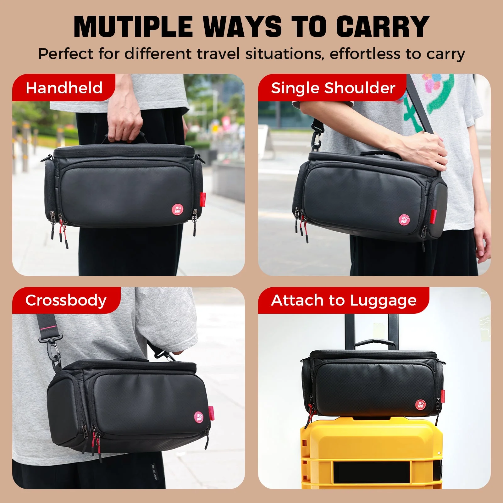 IINE Carrying Storage Bag for Nintendo Switch 2 (Black) (L1122) - Image 10