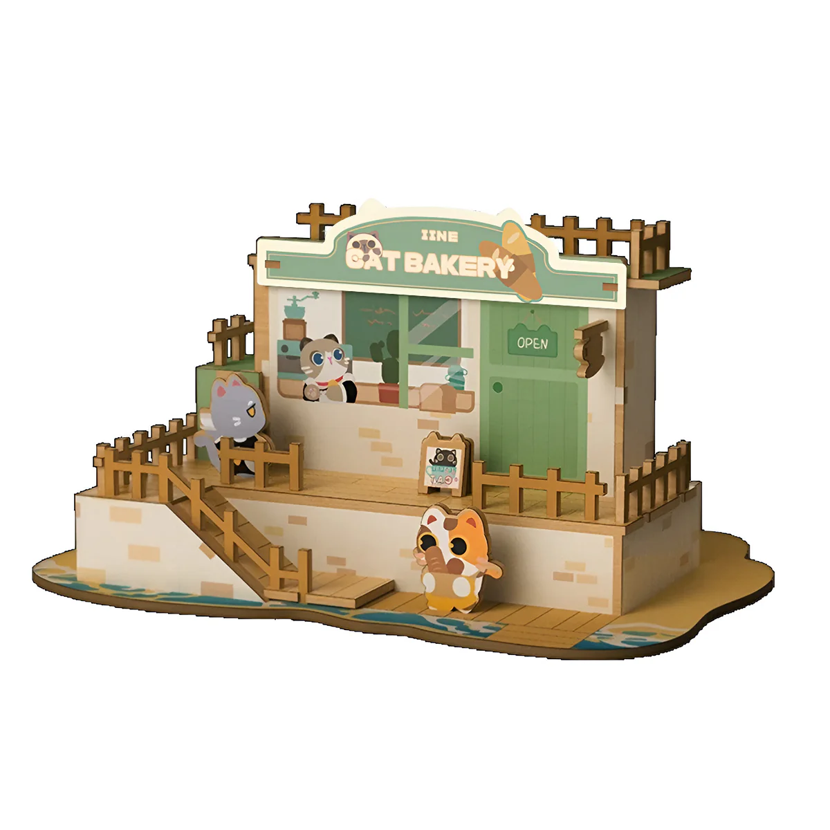 IINE Cat Bakery Faceplate Cover for Switch/ OLED Dock (L989) - Image 2