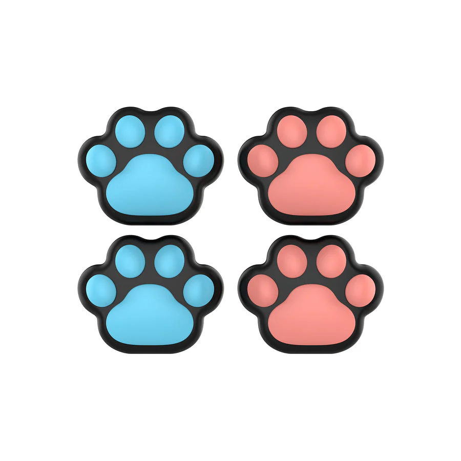 IINE Cat Paw Joystick Caps for Nintendo Switch 2 (Blue/Orange) (L1146)