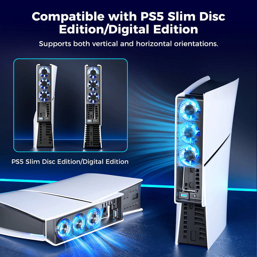 IINE Cooling Fan For PS5 Slim Disc / Digital Edition (L960) - Image 5