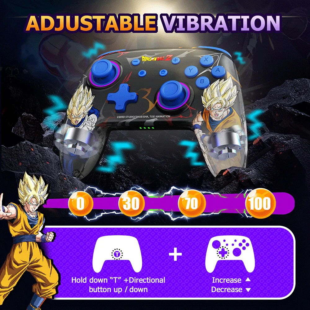 IINE Dragon Ball Z Wireless Controller For Switch / Switch OLED (L828) - Image 4