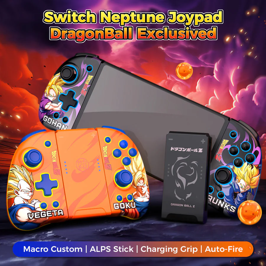 IINE Dragonball Elite JoyPad Wireless Controller for Switch (Vegeta & Goku) (L836) - Image 6