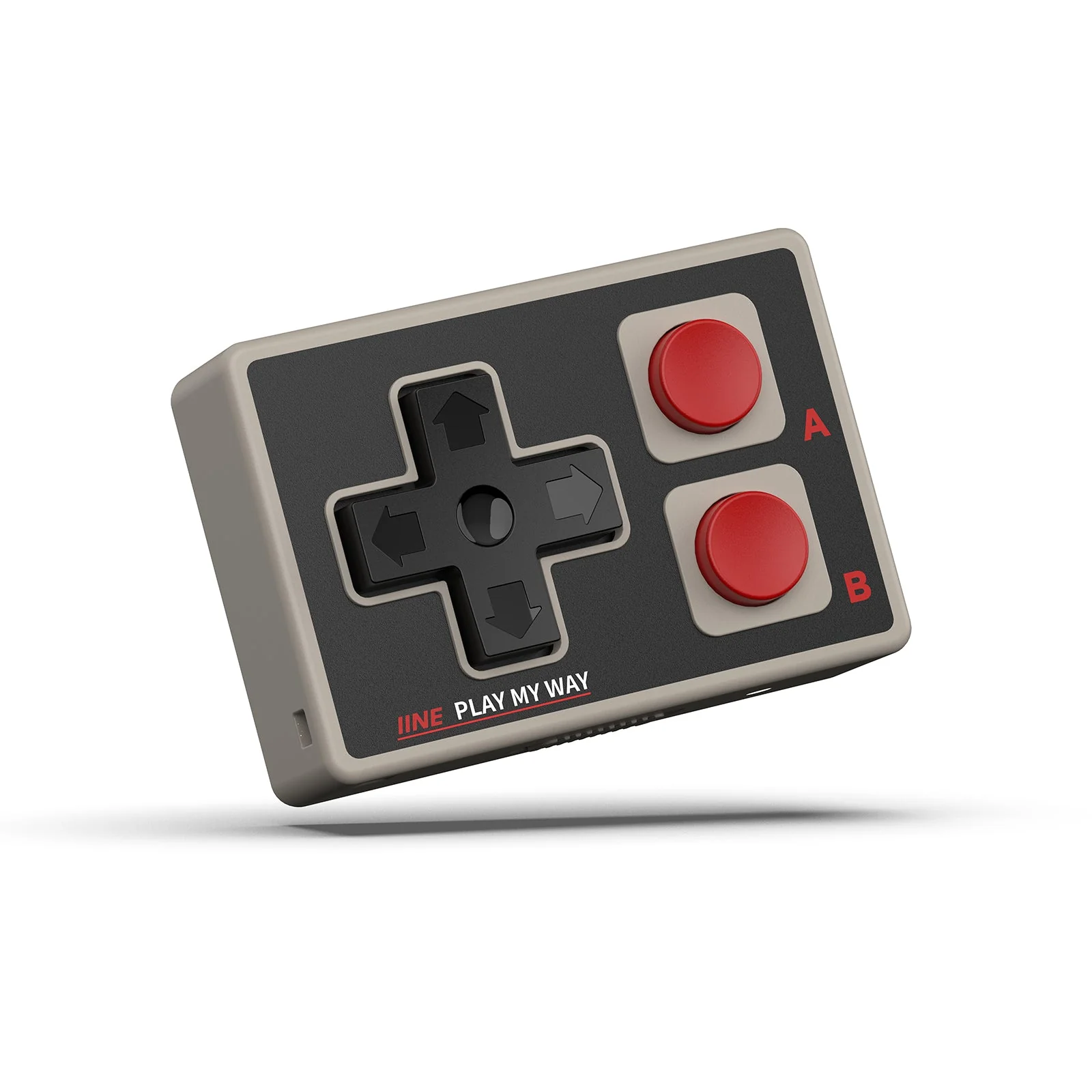 IINE Gamebrick Mini Retro Controller (Classic Grey, Retro Red) (L1161, L1162) - Image 10