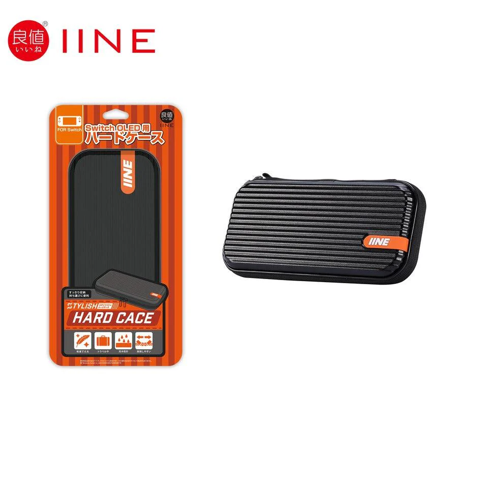 IINE Hard Carry Case Storage Bag For N-Switch / N-Switch Oled (Black) (L686) - Image 2