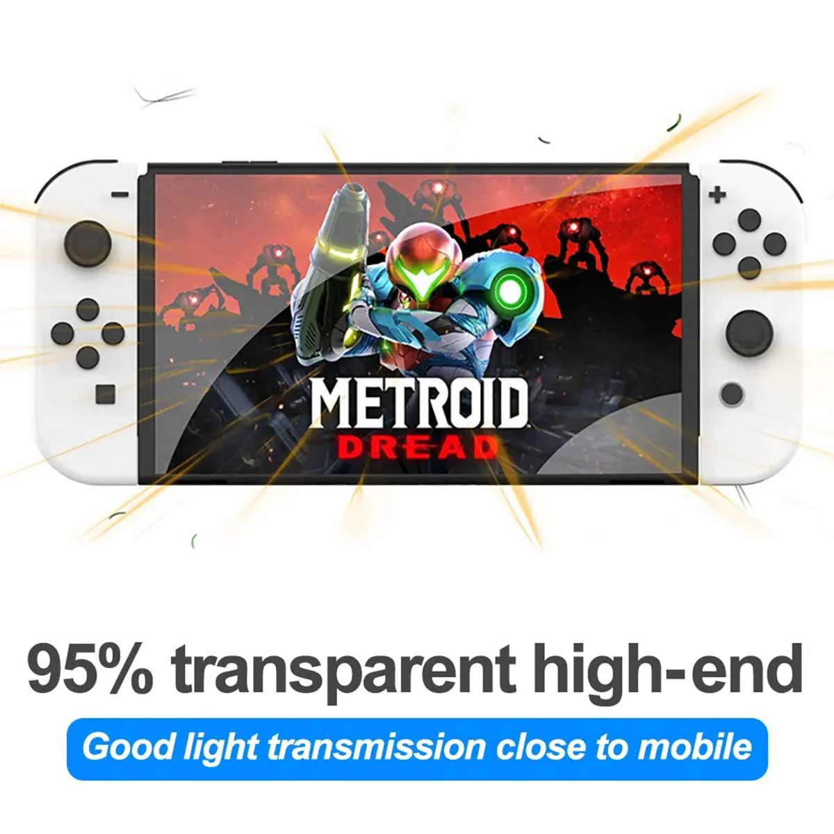IINE HD Tempered Glass Film For Switch Oled (2 PCS) (L581) - Image 2