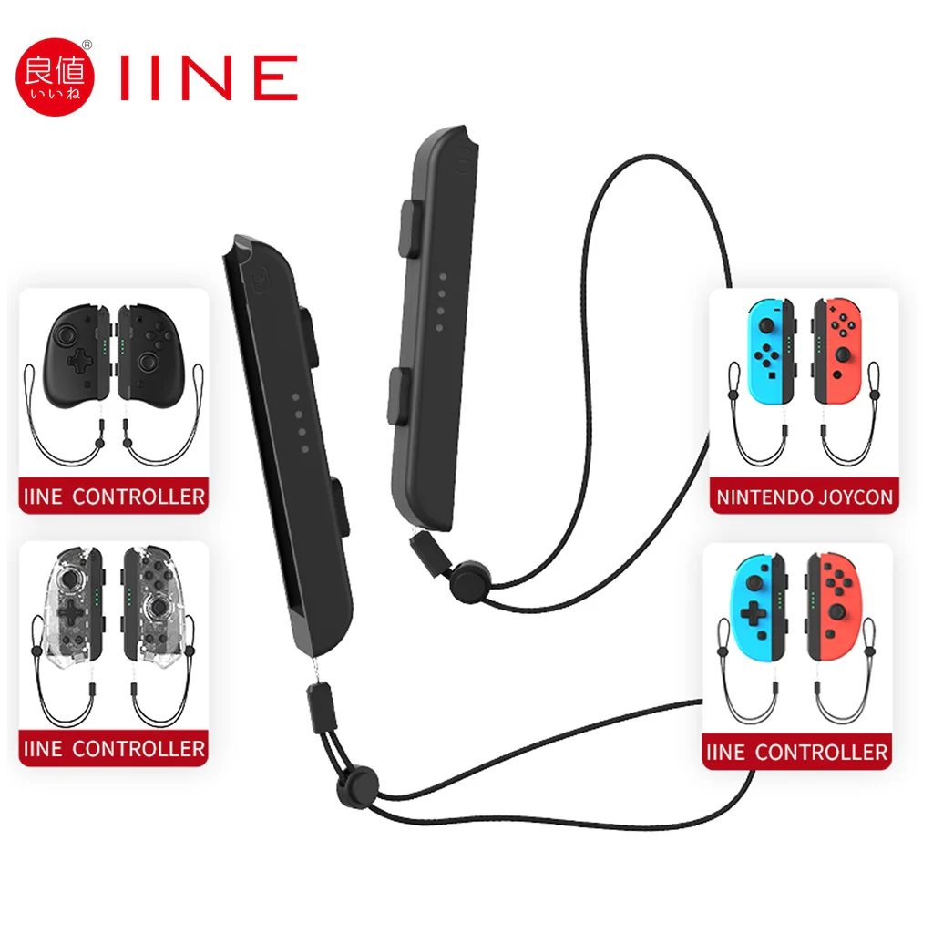 IINE Joy-Con Wristbands (Black) (L575) - Image 7