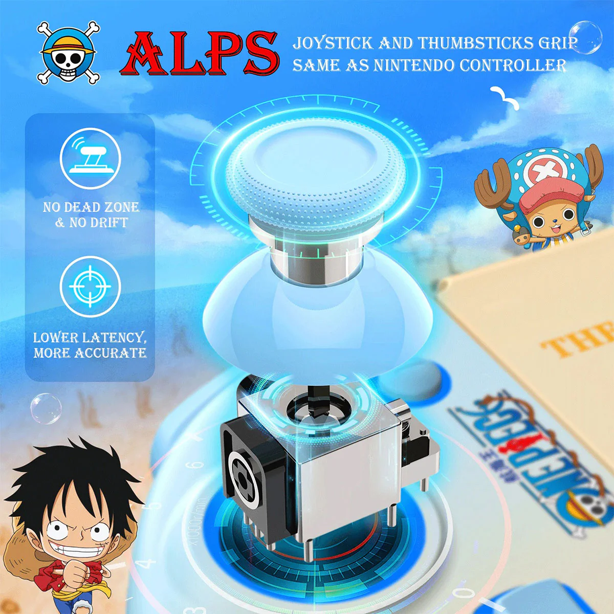 IINE Joy Pad Controller For N-Switch / N-Switch Lite / N-Switch OLED (Luffy & Chopper) (L910) - Image 4