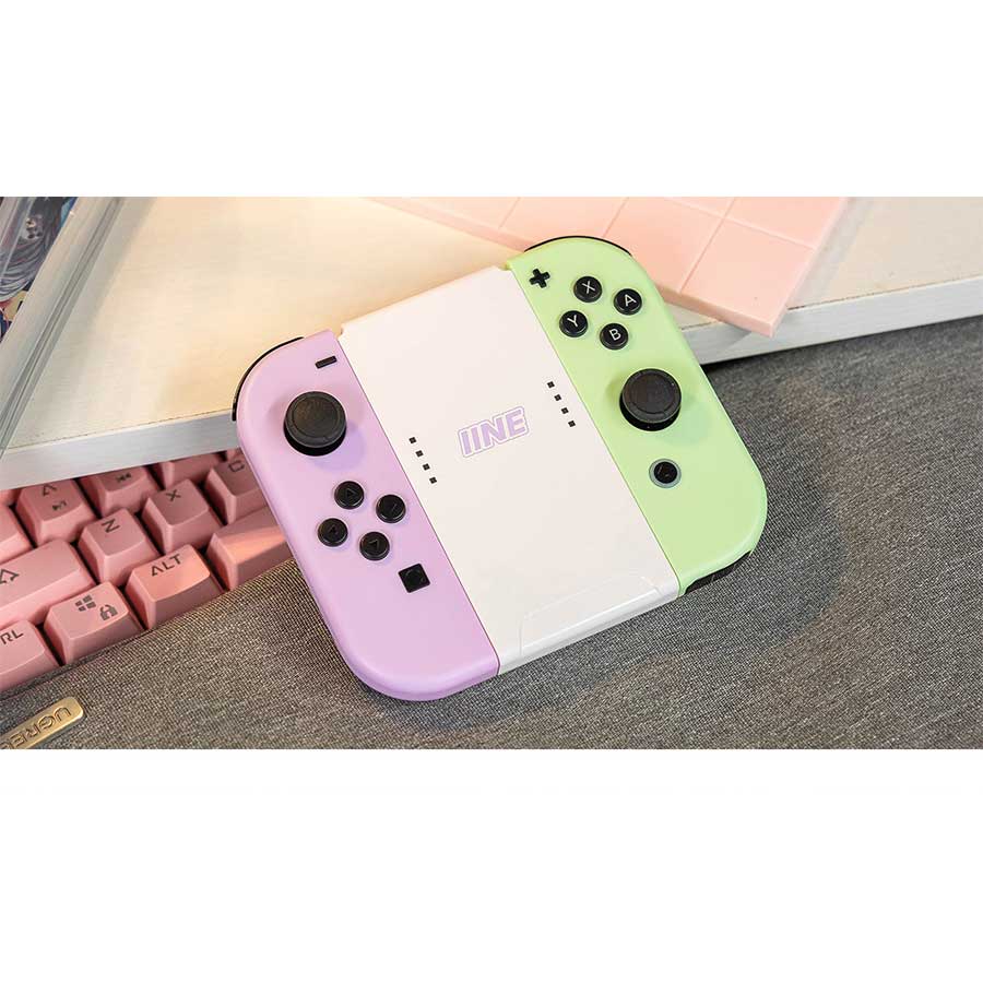 IINE JoyCon Grip for Switch (White) (L995) - Image 5