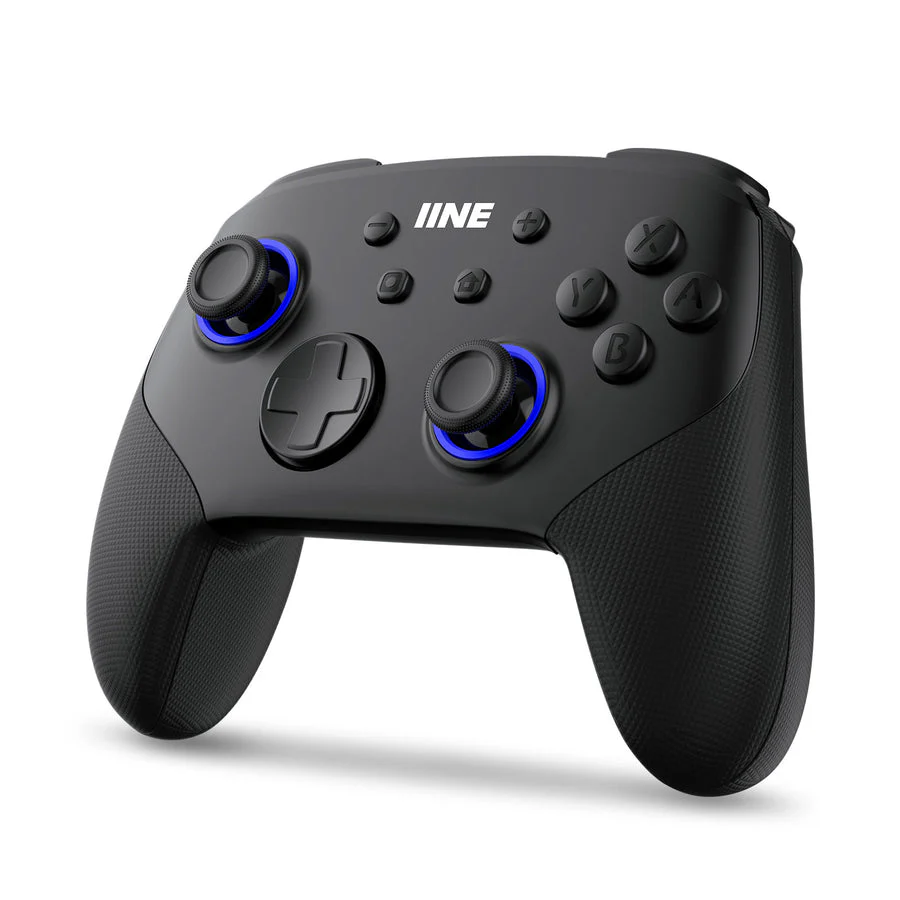 IINE Macro Programming Falcon Black Wireless Controller for N-Switch / N-Switch Lite / N-Switch OLED (Black) (L844)