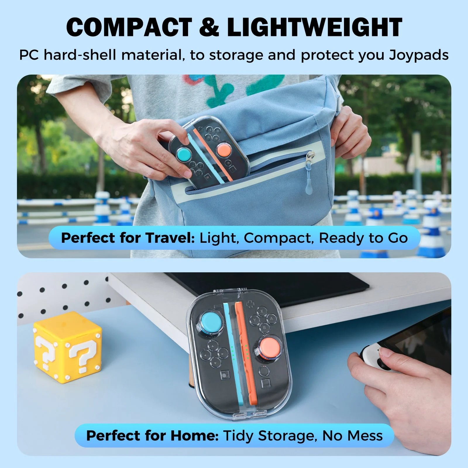 IINE Magnetic Storage Case for Nintendo Switch 2 Joy-Con (Transparent) (L1164) - Image 7