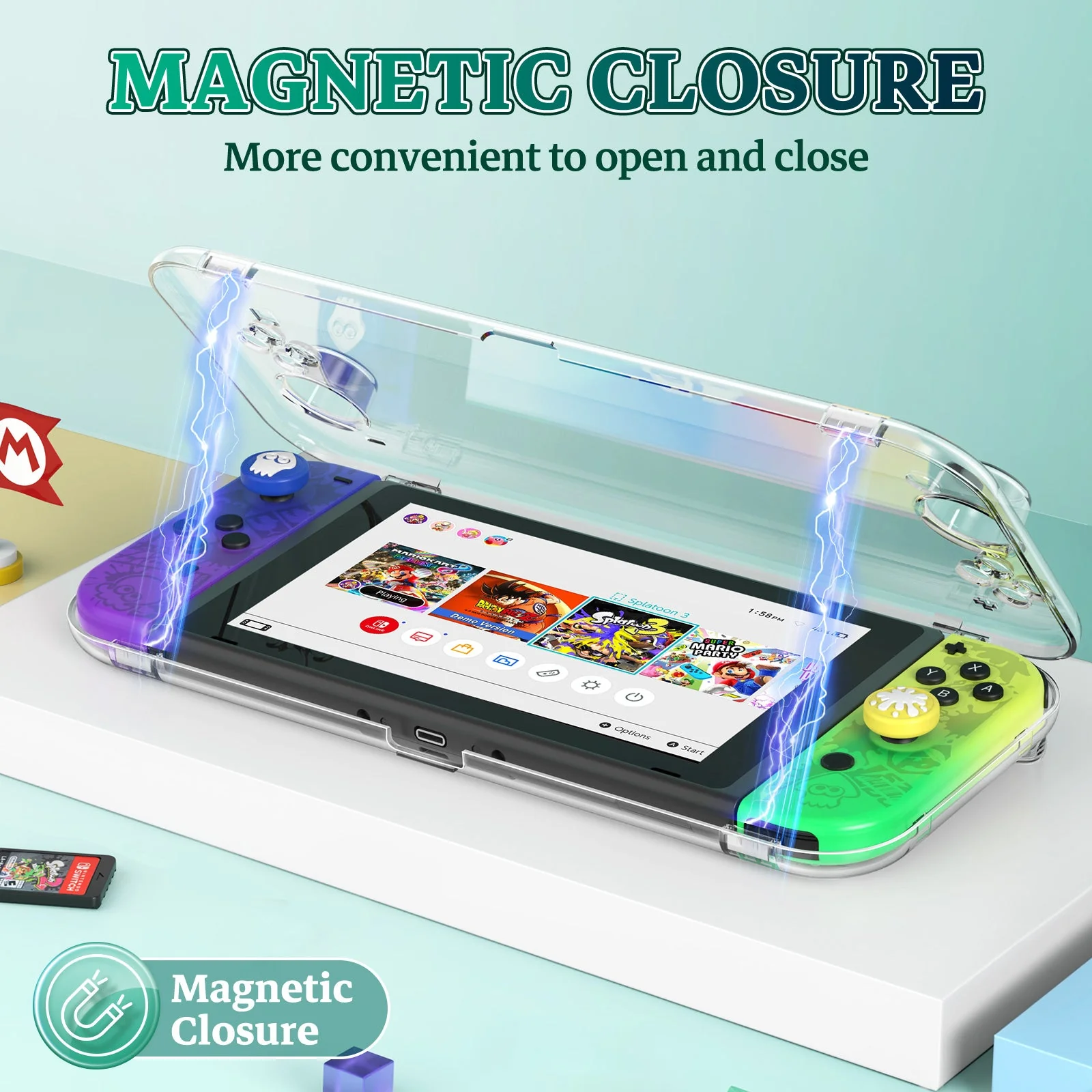 IINE Magnetic Transparent Case for N-Switch Oled (L964) - Image 6