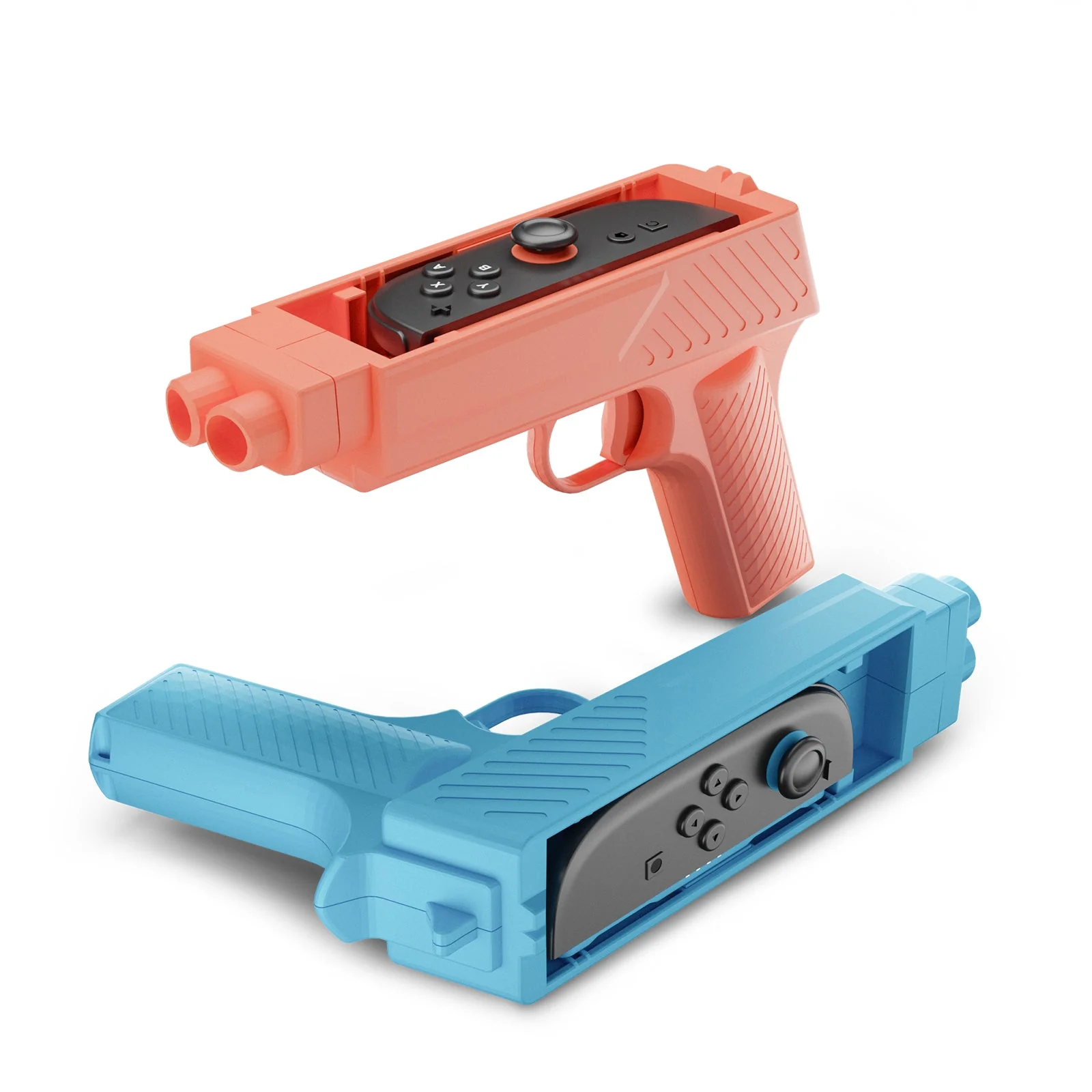 IINE Motion Gaming Gun Controller for Nintendo Switch 2 / Nintendo Switch (Blue/Orange) (L1142)