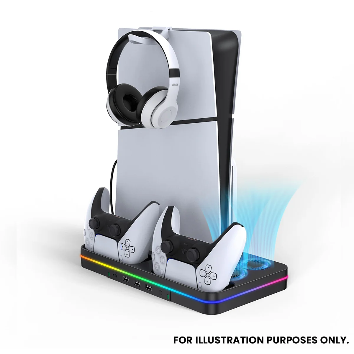 IINE Multi-Functional Cooling Charging Station For PS5 Slim (L939) - Image 2