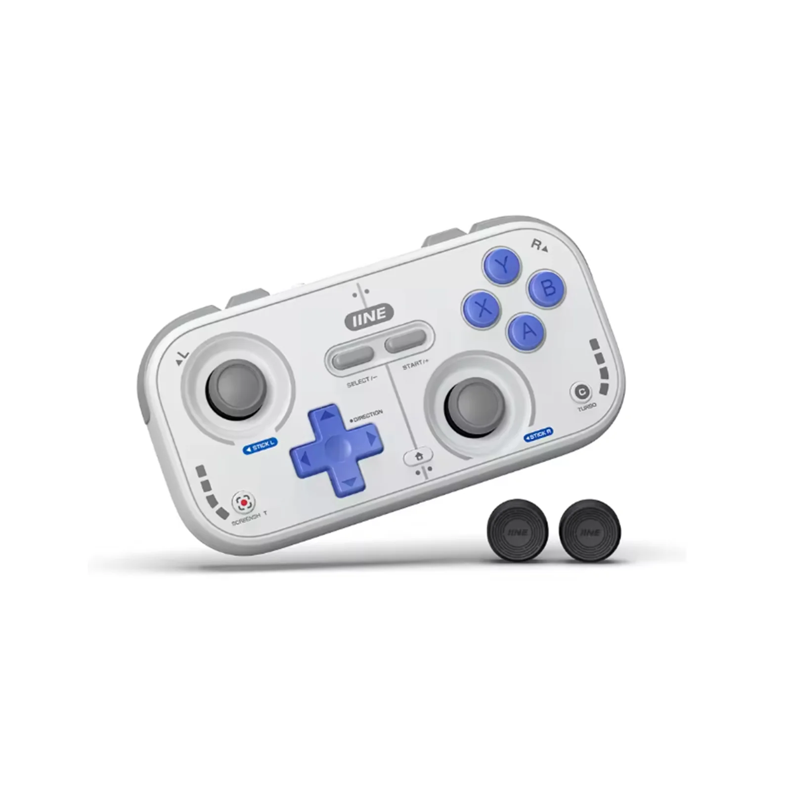 IINE Palm-Sized Retro Chronos Controller (Vintage Grey, Classic Black) (L1031, L1032) - Image 13