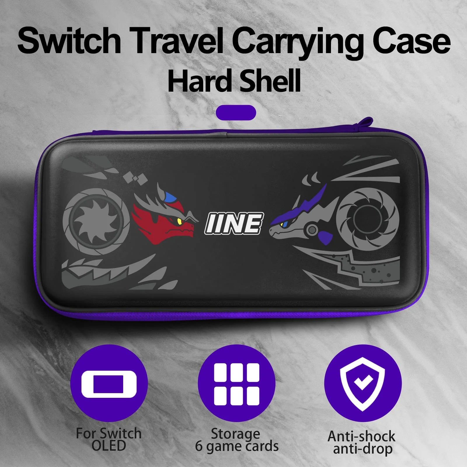 IINE Pokemon Scarlet & Violet Eva Storage Bag For N-Switch / N-Switch Oled (L742) - Image 4