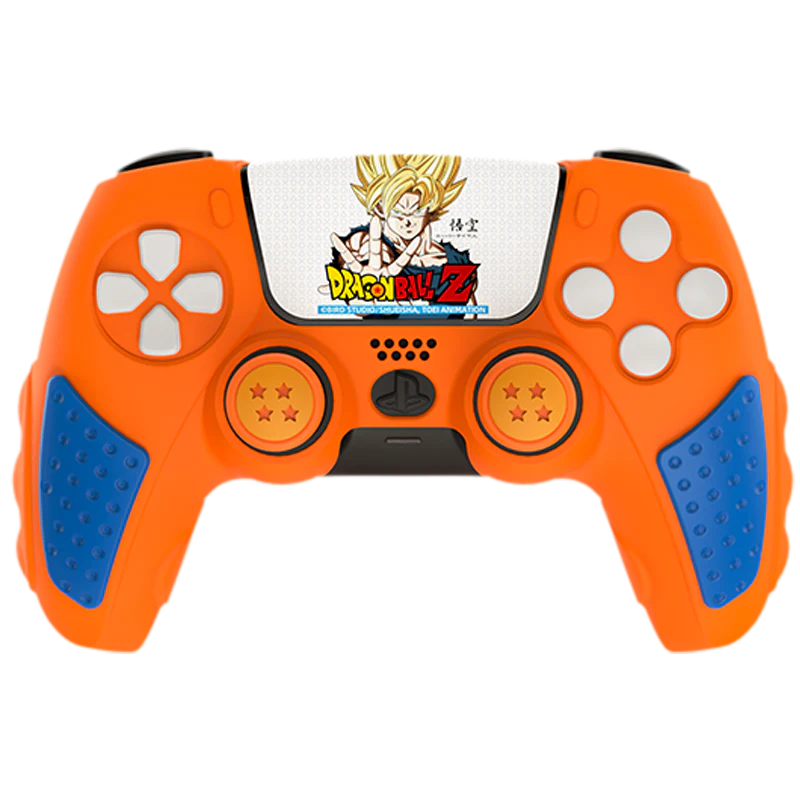 IINE Dragon Ball Z Silicone Case With 2 Thumb Grip Caps For PS5 Controller (L827)