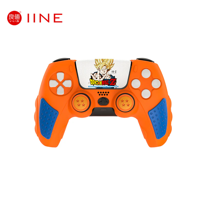 IINE Dragon Ball Z Silicone Case With 2 Thumb Grip Caps For PS5 Controller (L827) - Image 2