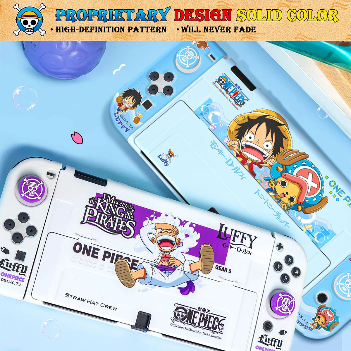 IINE Protective Case For Nintendo Switch OLED (Luffy) (White) (L908) - Image 9