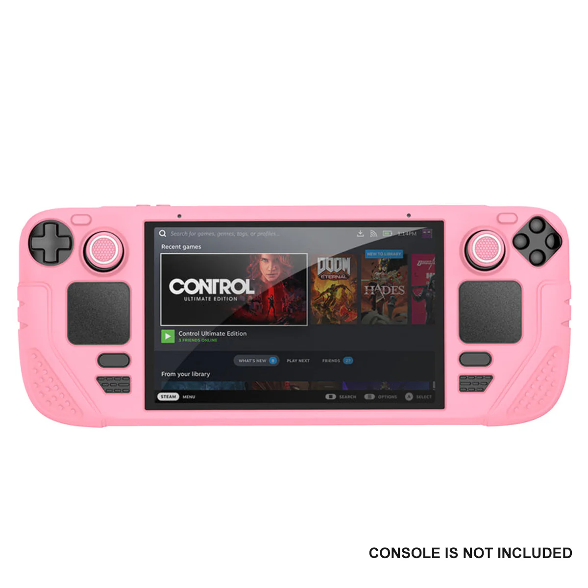 IINE Protective Case Set for Steam Deck OLED (Pink, Black) - Image 2