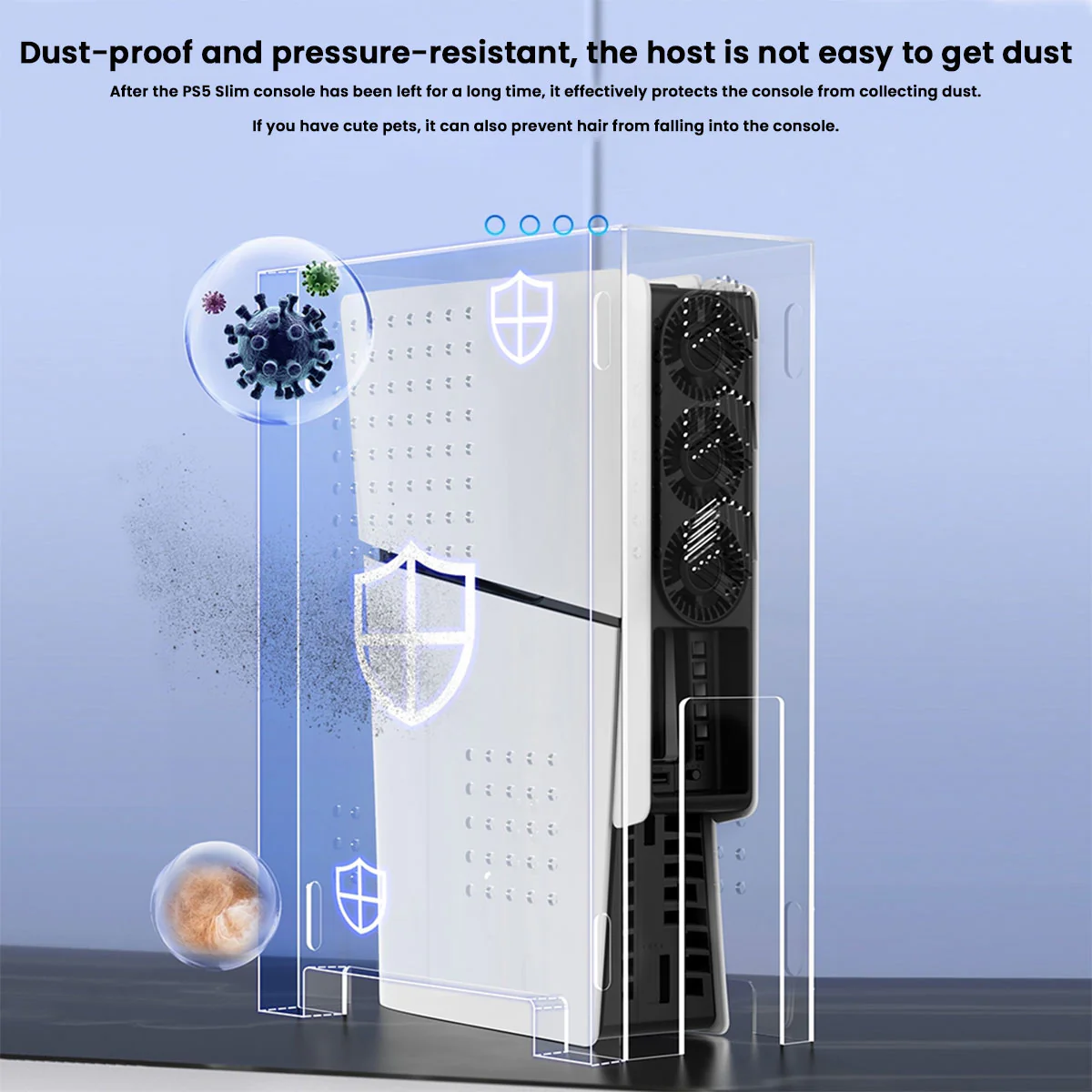 IINE PS5 Slim Acrylic Dust Cover (L967) - Image 4