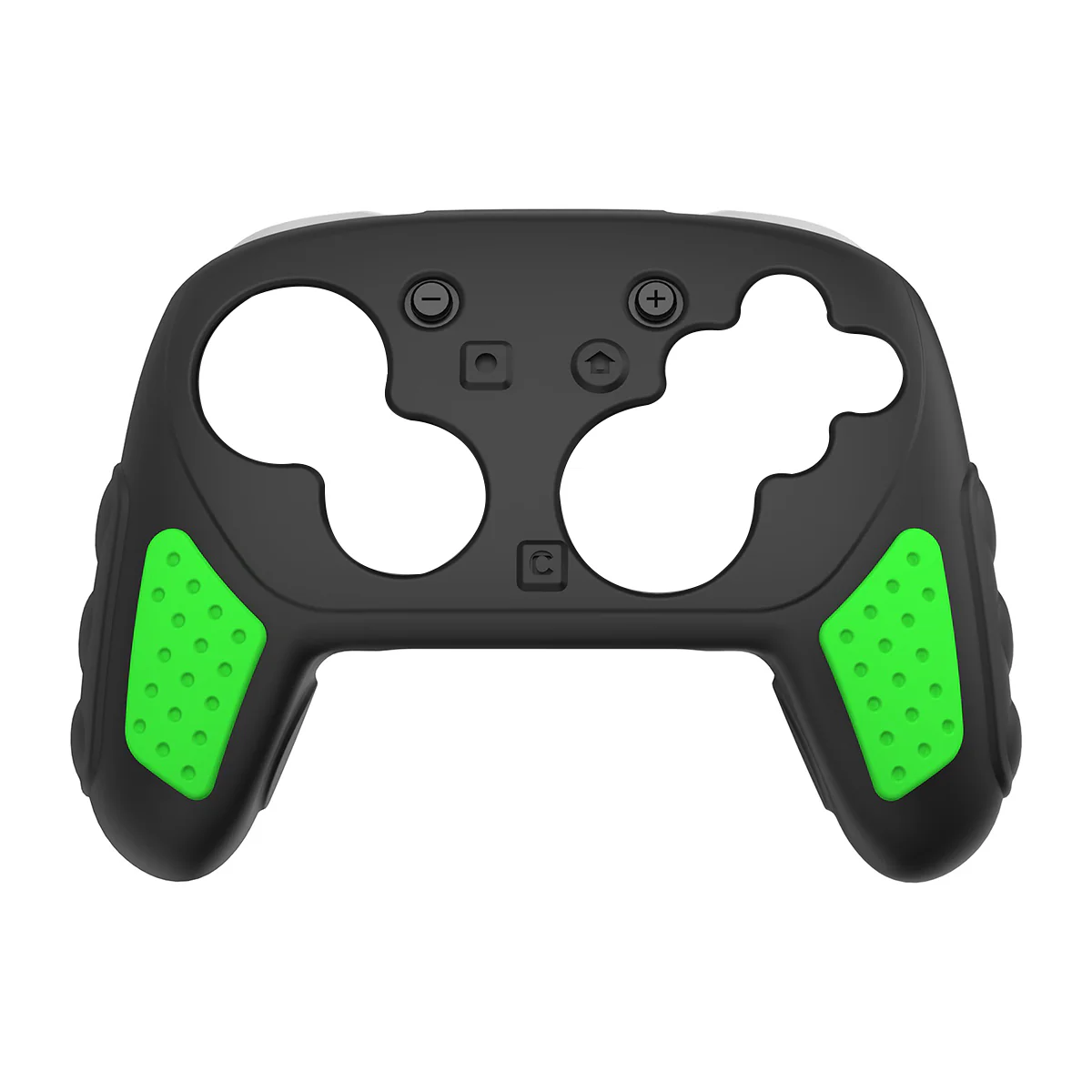 IINE Silicone Cover for Nintendo Switch 2 Pro Controller (Black, Black/Green) - Image 10