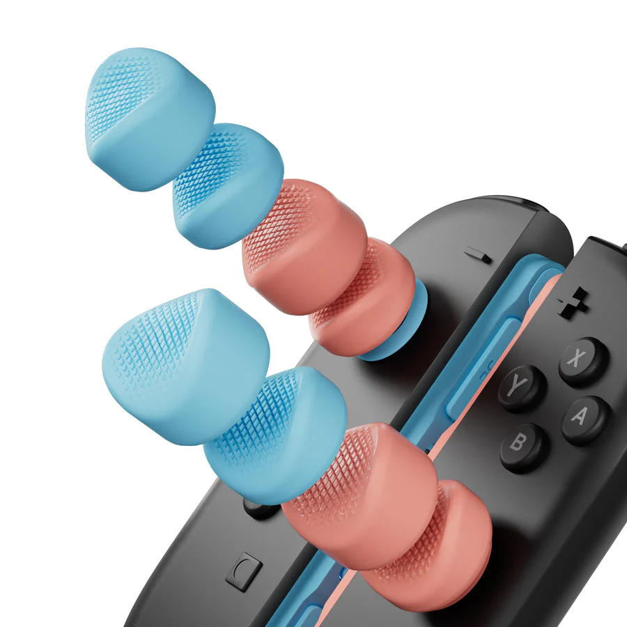 IINE Silicone Curved Joystick Caps for Nintendo Switch 2 (Blue/Orange) (L1157) - Image 2