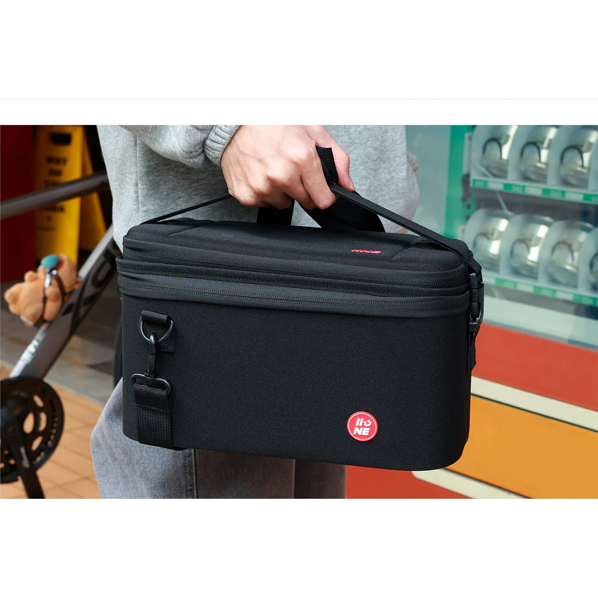 IINE Split Carrying Storage Bag for Nintendo Switch 2 (Black) (L1075) - Image 4