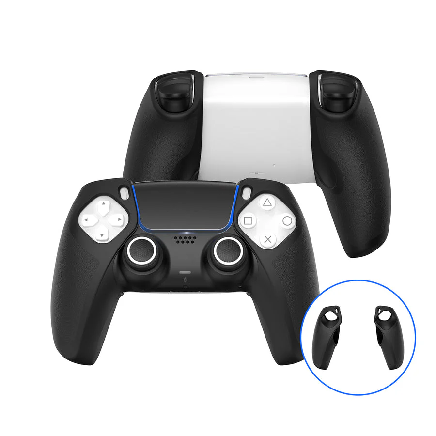 IINE Split Silicone Case Cover for PS5 Controller (Black) (L1055)