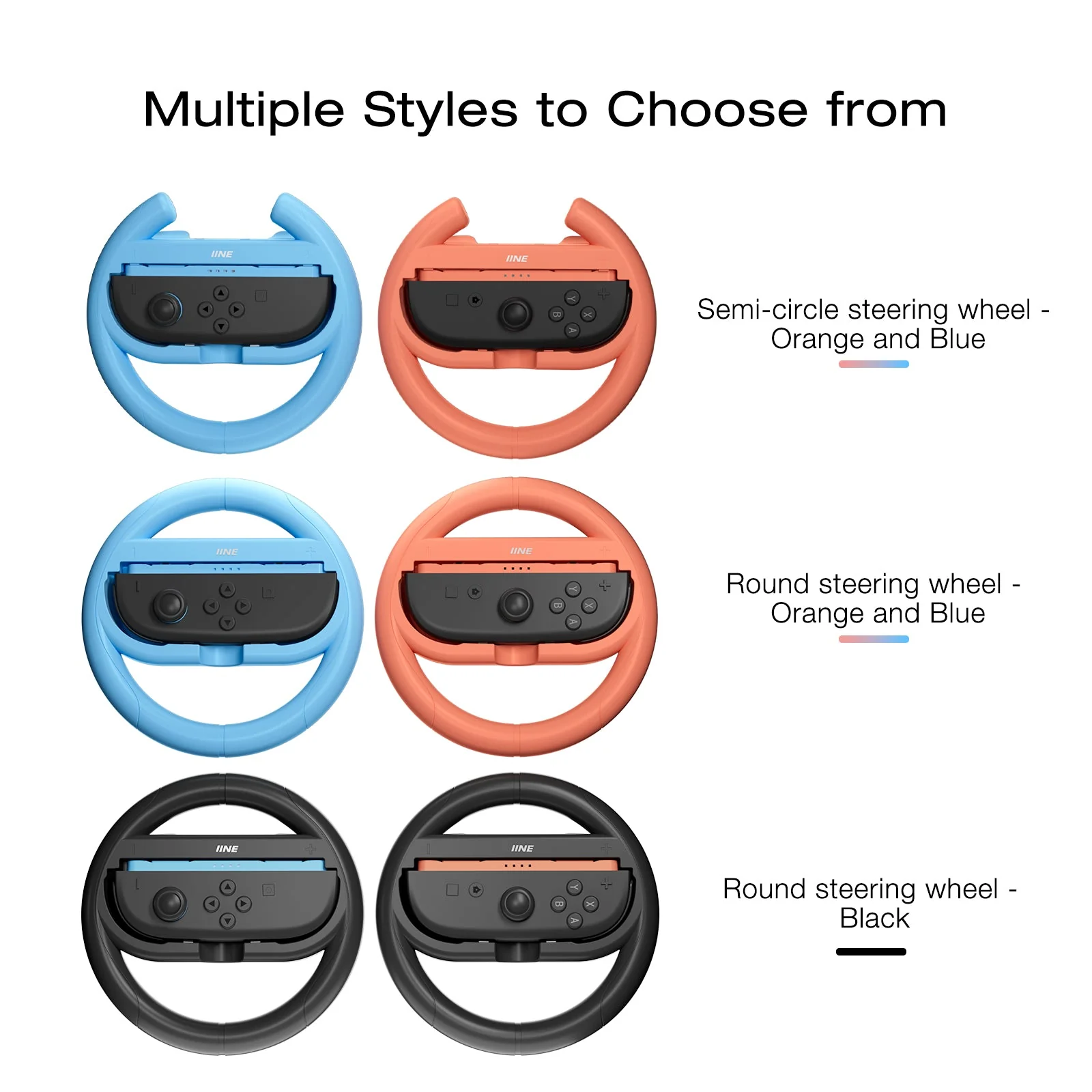 IINE Steering Wheel 2-Piece Set for Nintendo Switch 2 - Image 9