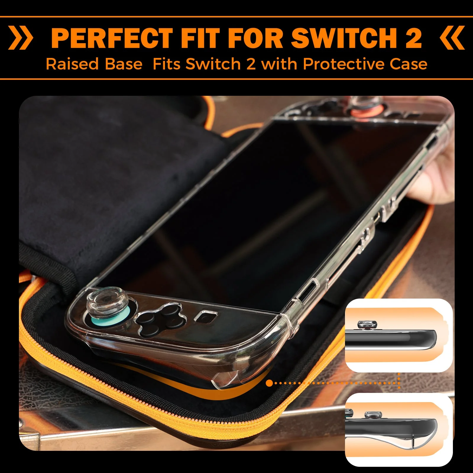 IINE Supernova Black Carrying Case for Nintendo Switch 2 L1188 - Image 4