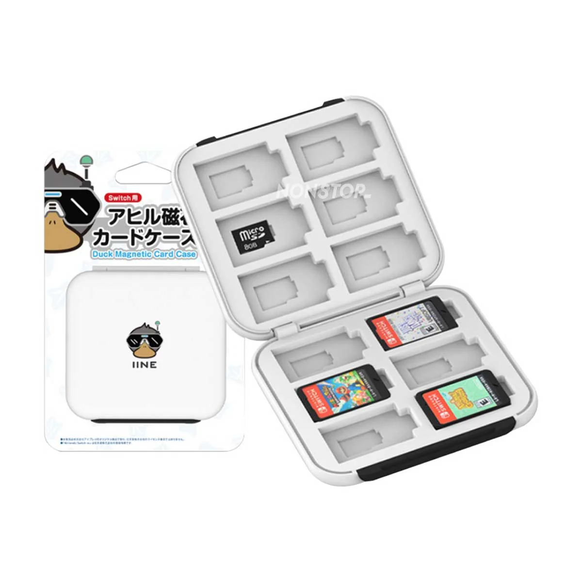 IINE Switch 12 Magnetic Card Case (White) (L564) - Image 2