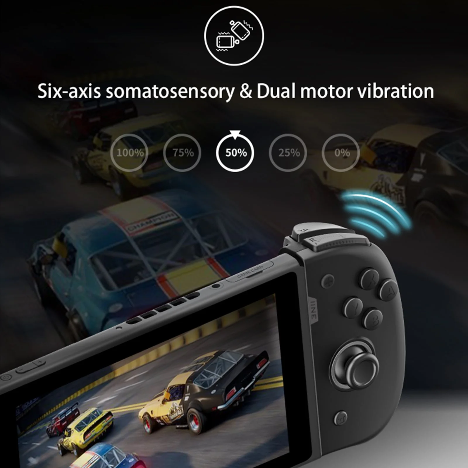 IINE Switch Elite Version Left And Right Controller (Black) (L446) - Image 6