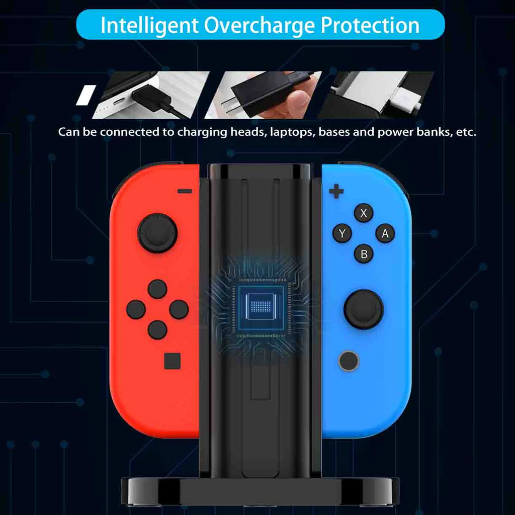 IINE Switch Joy-Con Charger (Black) (L372) - Image 6
