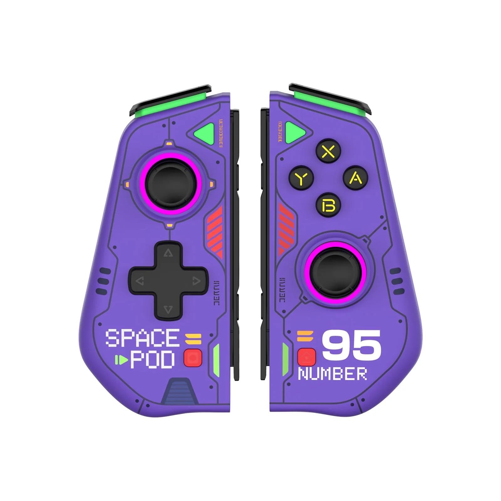 IINE Switch Left and Right Controller (Mecha Purple, Mecha Pink, Mecha White) - Image 12