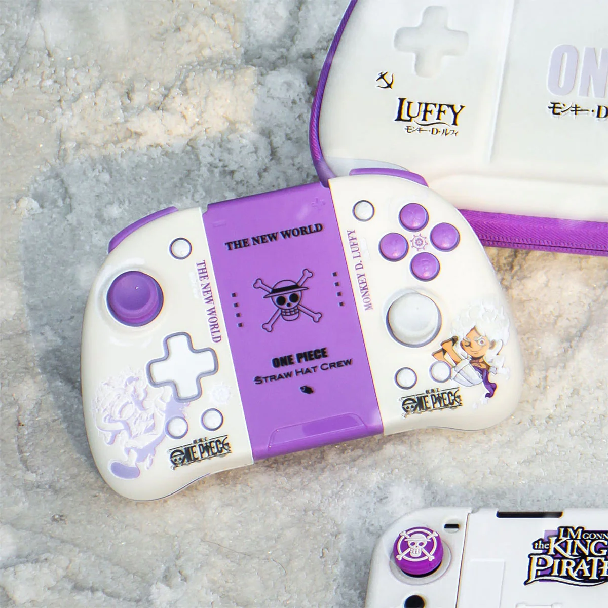 IINE Switch Left and Right Controller Luffy + Storage Bag for Switch Lite/ Switch/ Switch OLED (Luffy) Bundle (L944) - Image 4