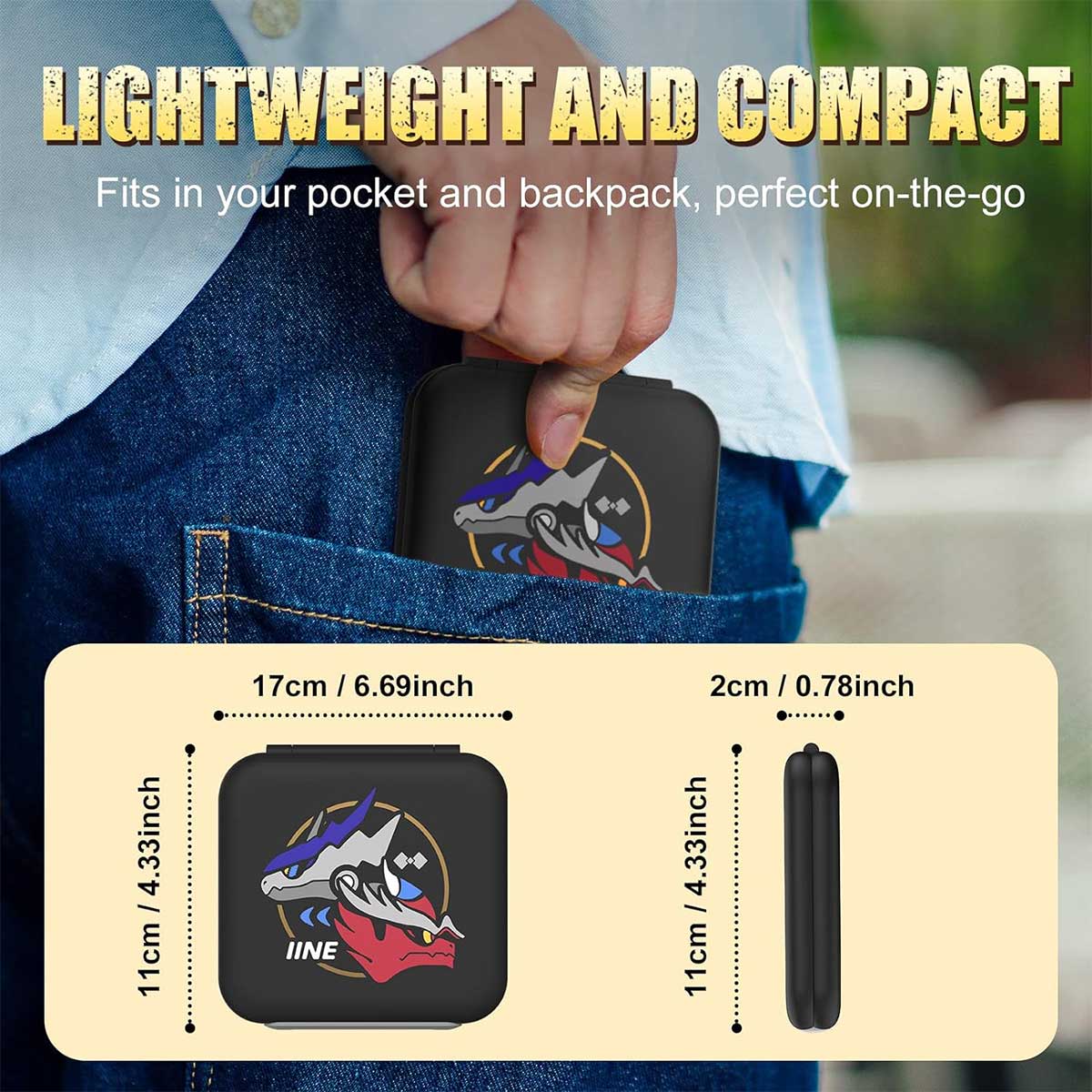 IINE Switch OLED 12 Magnetic Card Case (L749) - Image 6