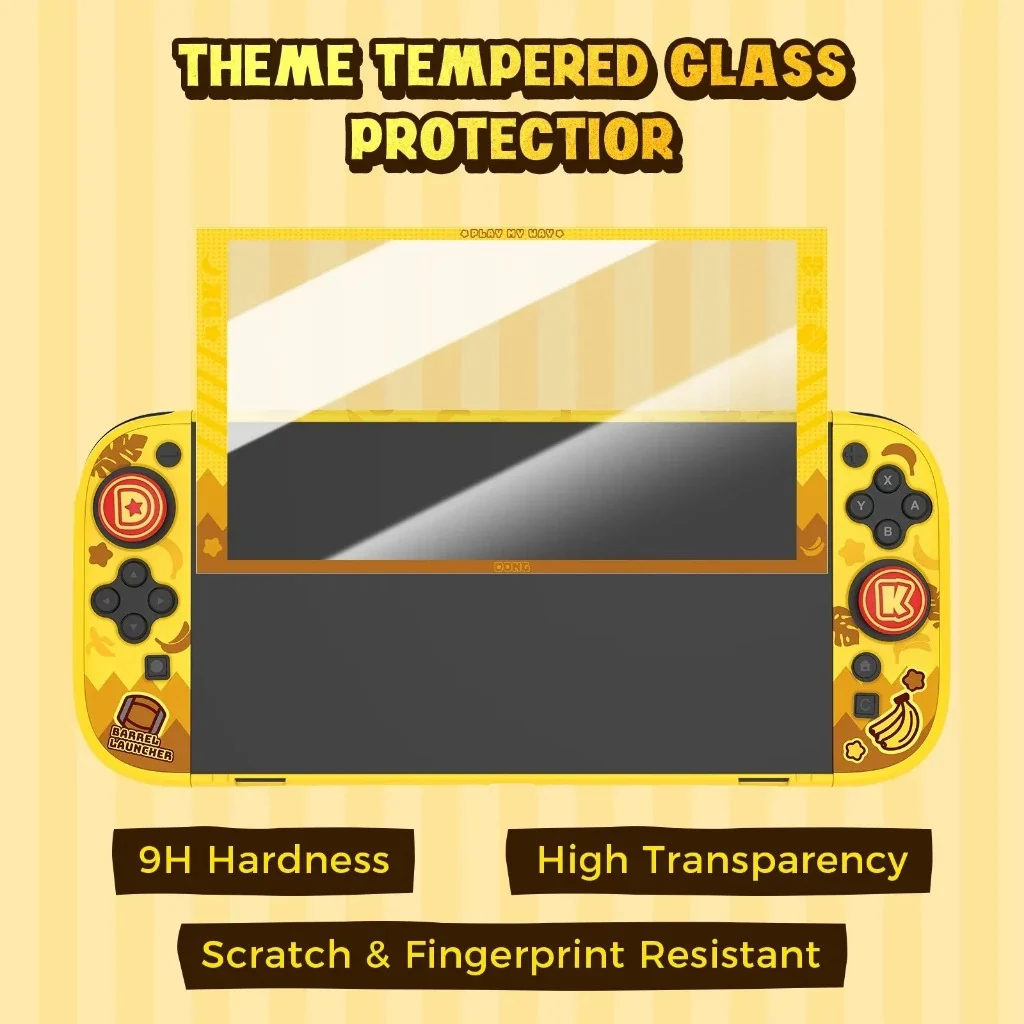 IINE Tempered Glass for Nintendo Switch 2 (Yellow) (L1182) - Image 3