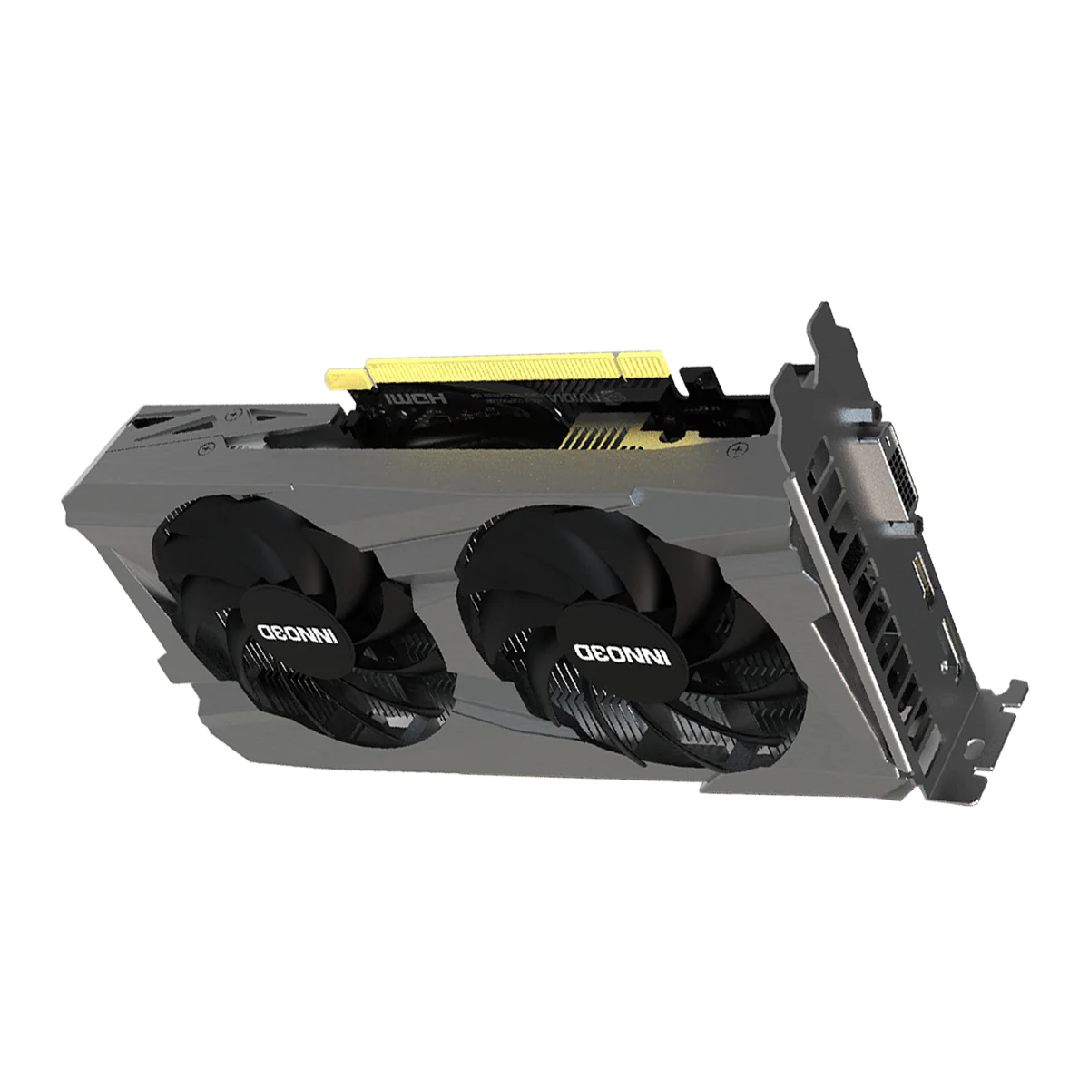 INNO3D GeForce RTX 3050 TWIN X2 V2 6GB GDDR6 Graphics Card (Black) (N30502-06D6-1880VA60) - Image 2