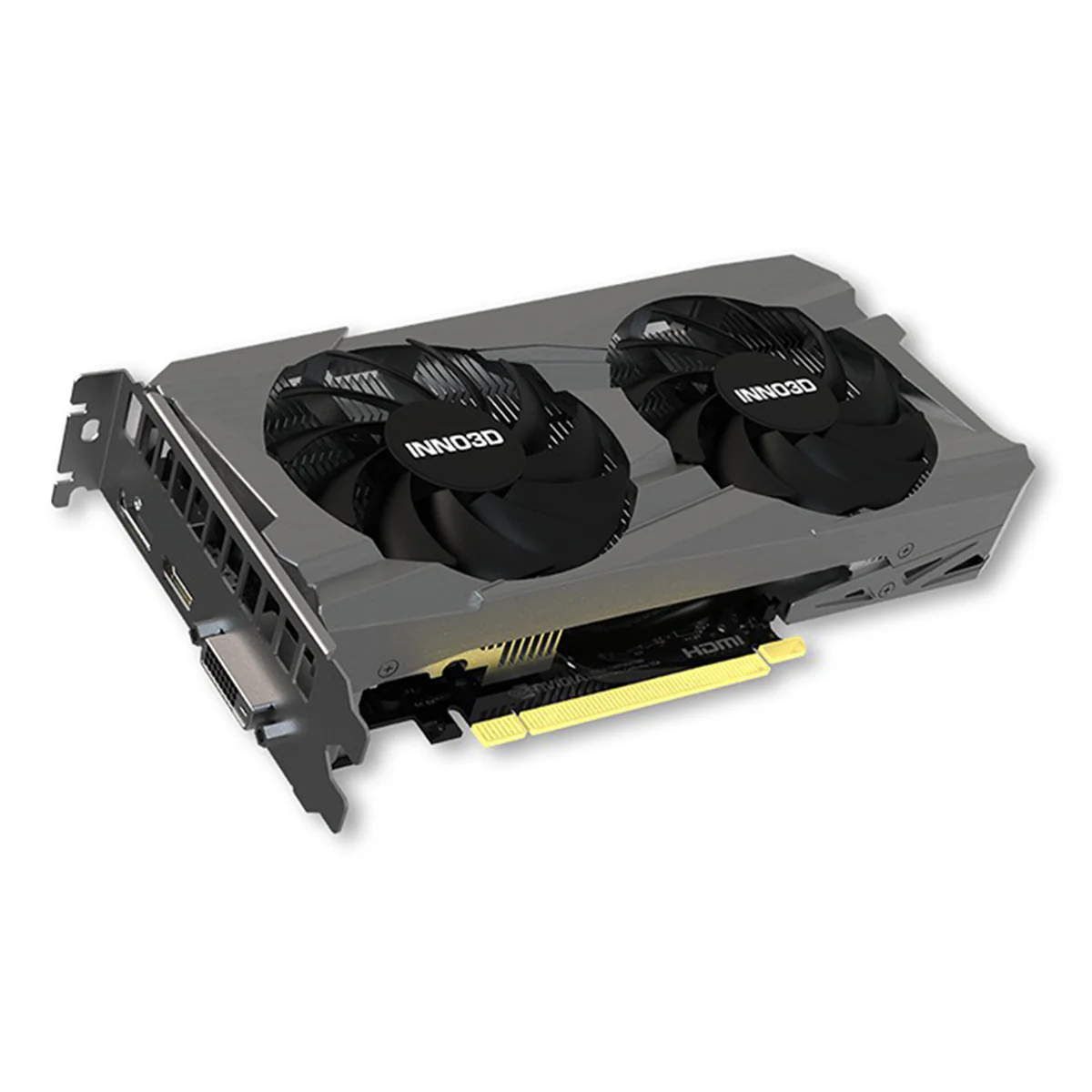 INNO3D GeForce RTX 3050 TWIN X2 V2 6GB GDDR6 Graphics Card (Black) (N30502-06D6-1880VA60) - Image 4