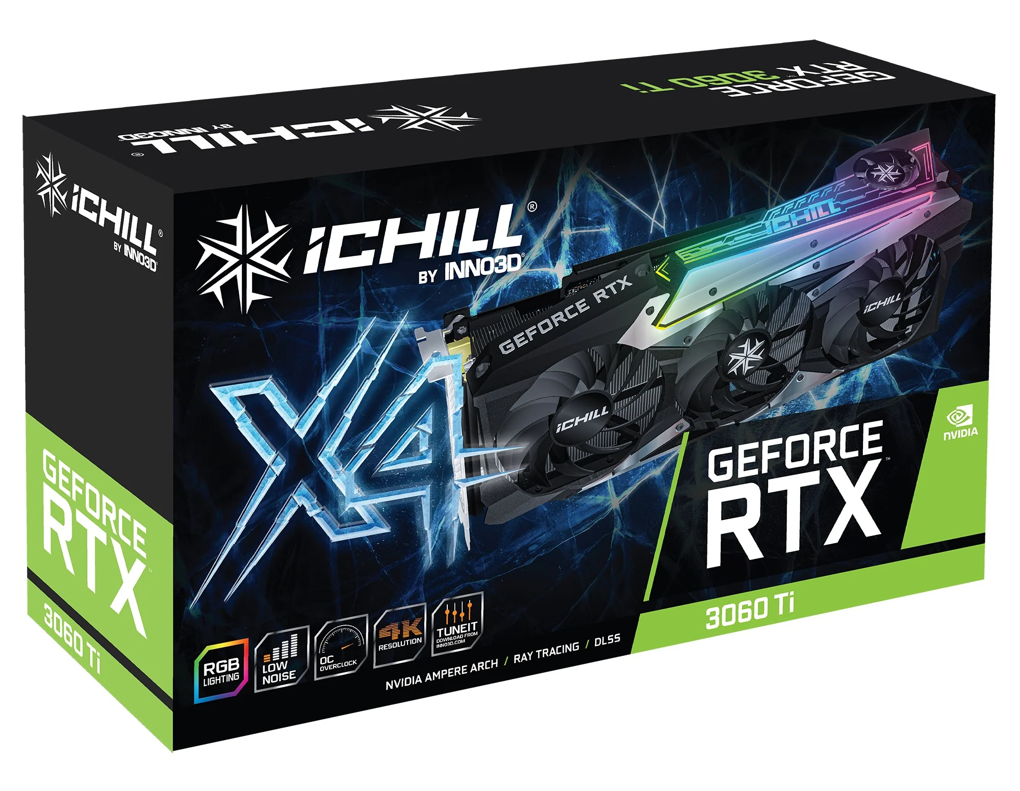 INNO3D GeForce RTX 3060 Ti iChill X4 8GB GDDR6X Graphics Card (C306T4-086XX-1820VA35R) - Image 3