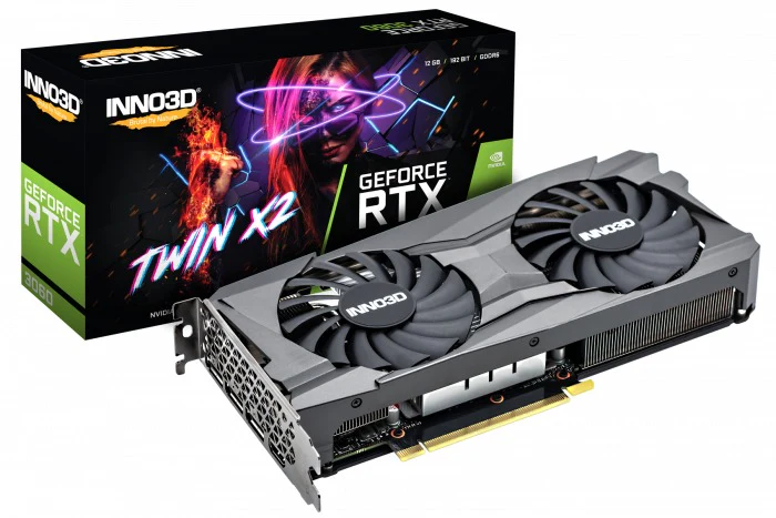 INNO3D GeForce RTX 3060 Twin X2 12GB GDDR6 Graphics Card (N30602-12D6-119032AH) - Image 3