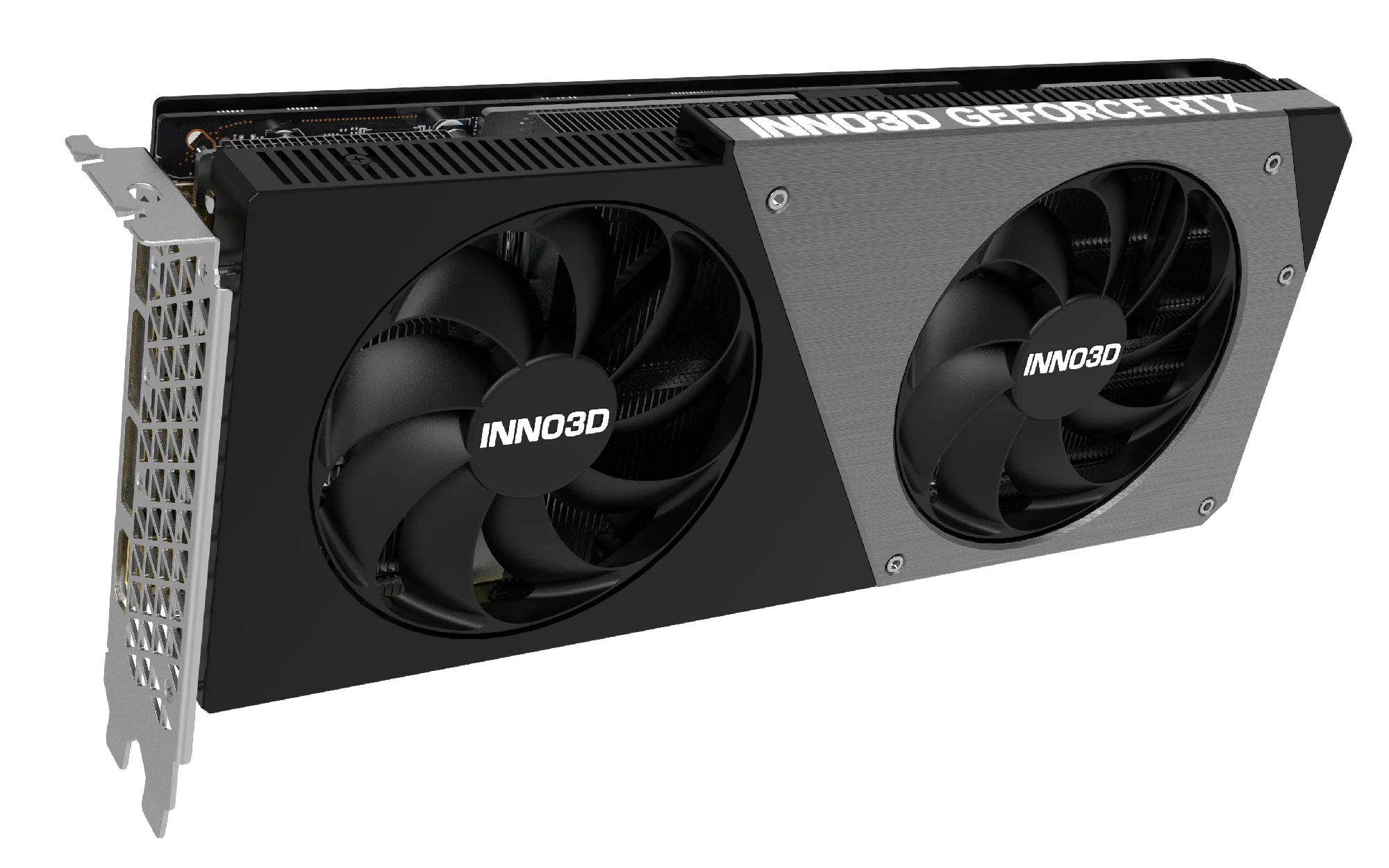INNO3D GeForce RTX 4070 Ti Super Twin X2 OC 16GB GDDR6X Graphics Card (Black) (N407TS2-166XX-186156N) - Image 2