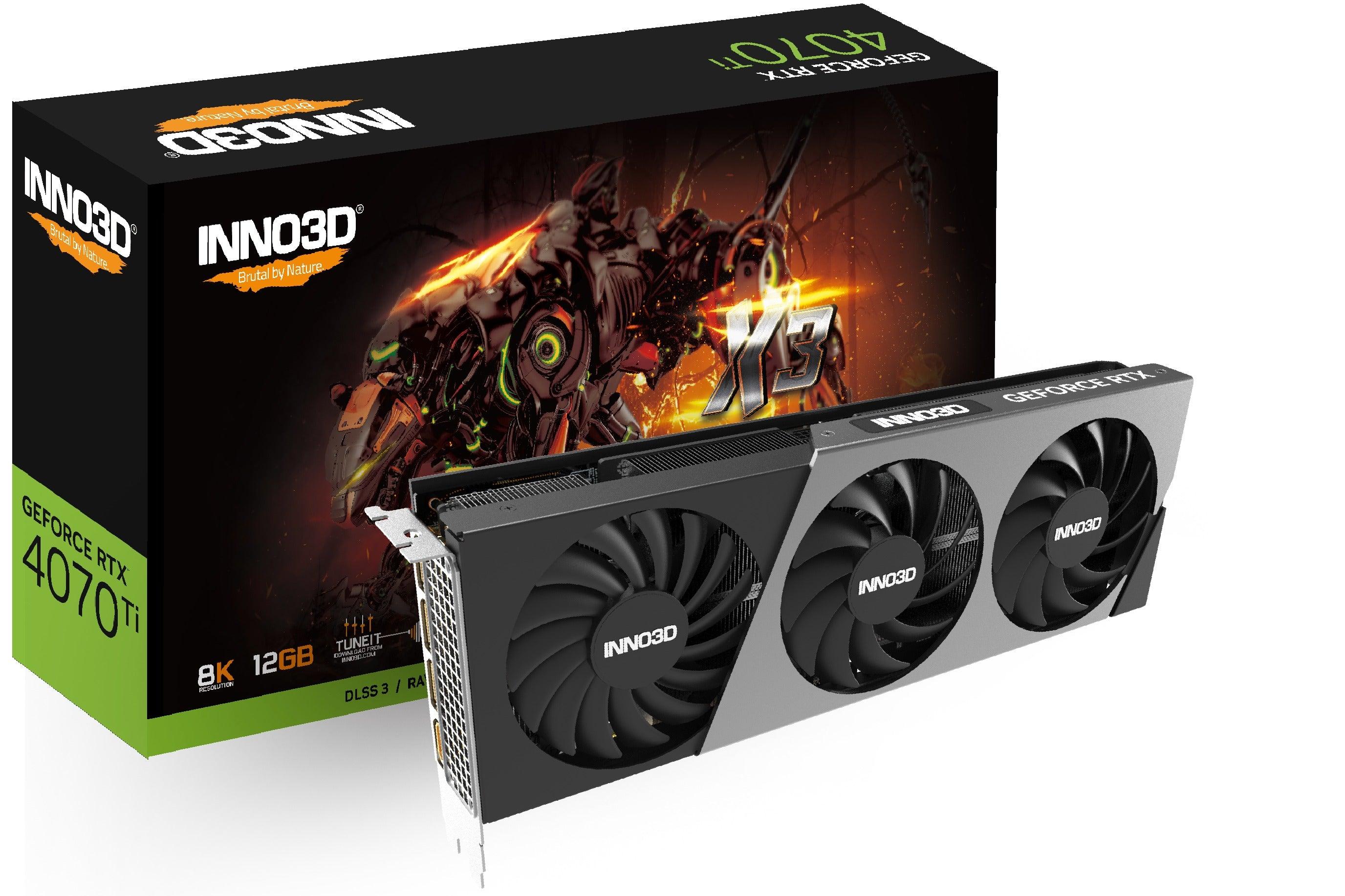 INNO3D GeForce RTX 4070 Ti X3 12GB GDDR6X Graphics Card (N407T3-126X-186148N) - Image 4