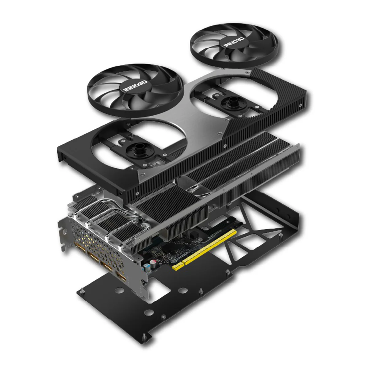 INNO3D GeForce RTX 5060 Ti Twin X2 8GB GDDR7 Graphics Card (N506T2-08D7-193075N) - Image 7