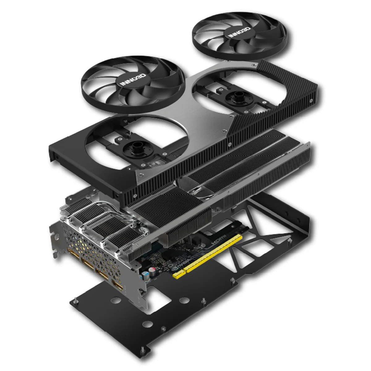 INNO3D GeForce RTX 5060 Ti Twin X2 OC 8GB GDDR7 Graphics Card (N506T2-08D7X-193075N) - Image 4