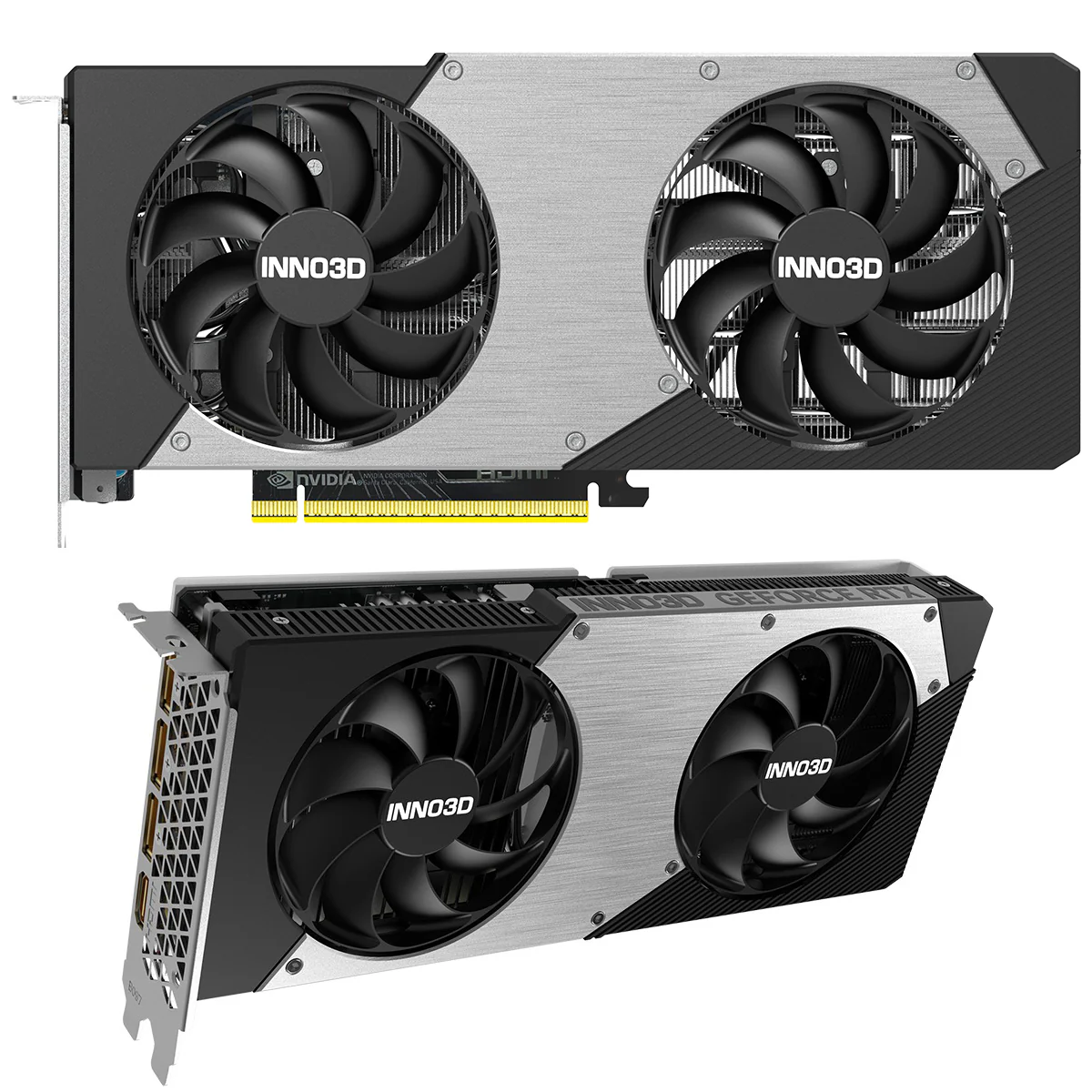 INNO3D GeForce RTX 5060 Twin X2 OC 8GB GDDR7 Graphics Card (N50602-08D7X-195070N) - Image 2