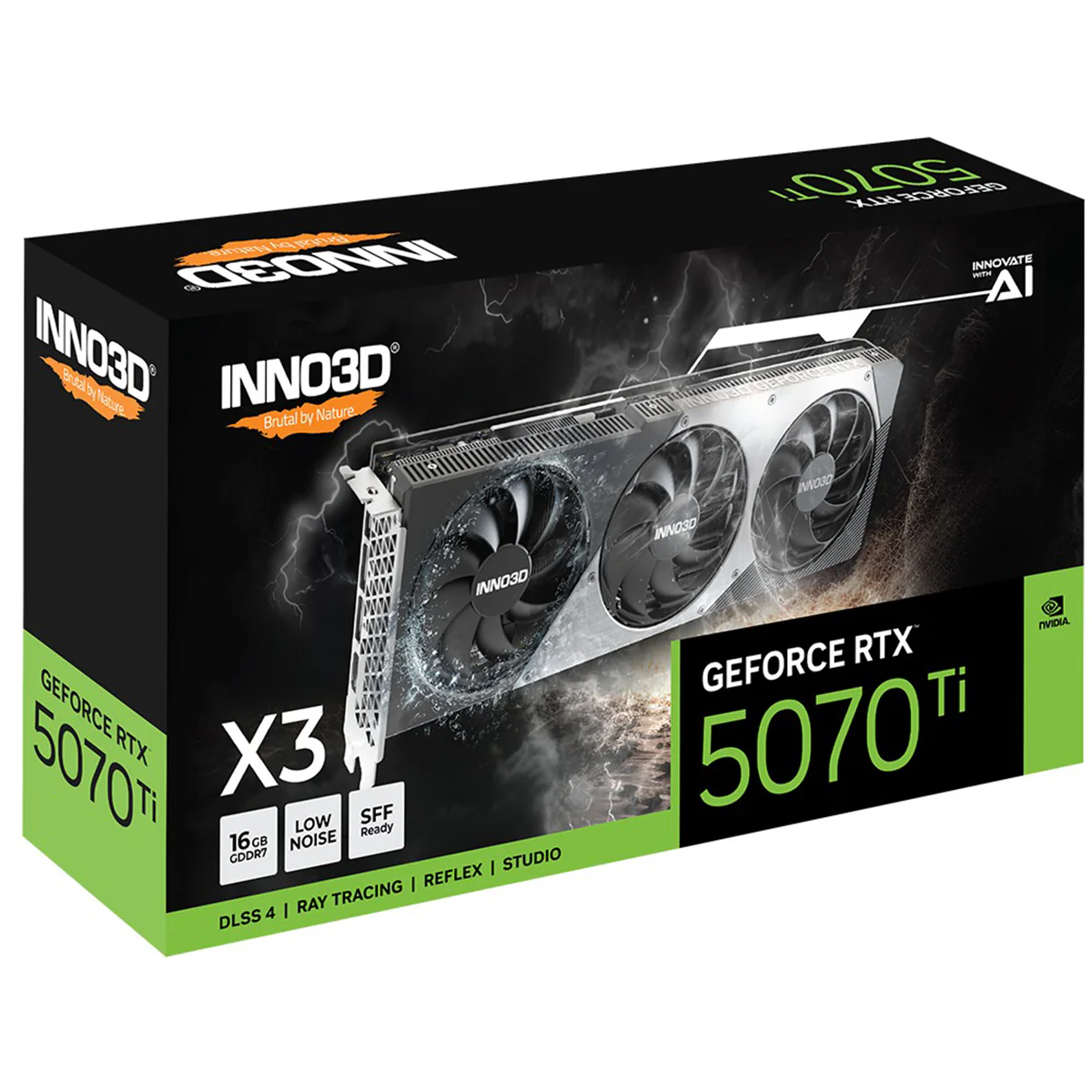 INNO3D GeForce RTX 5070 Ti X3 16GB GDDR7 Graphics Card (N507T3-16D7-176068N) - Image 7