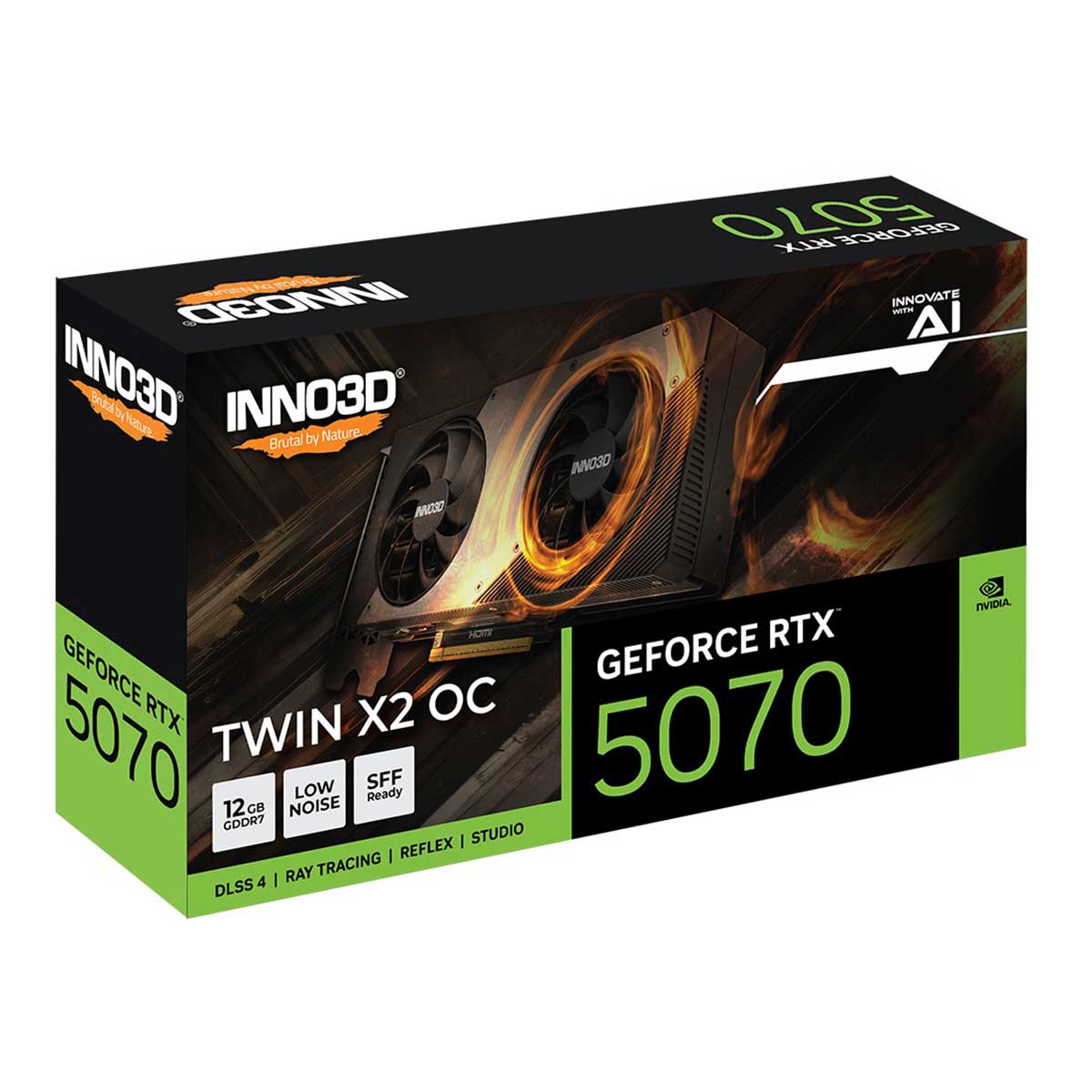 INNO3D GeForce RTX 5070 Twin X2 OC 12GB GDDR7 Graphics Card (N50702-12D7X-195064N) - Image 8